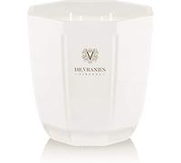 Dr. Vranjes - Vela perfumada decorativa Perla, lima jengibre, 500 g, recipiente de vidrio de colores refinado hecho a mano, forma octogonal, color perla, fabricada en Italia