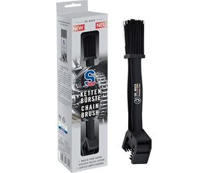 DR. WACK Cepillo de Cadena S100 para Motocicleta, Limpieza eficaz de Cadenas, Cepillo de Limpieza para Cadenas de Motocicleta, Limpiador de Cadenas con Diferentes Cabezales de Cepillo, Cuidado de