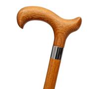 Dr. Watson Classic Derby - Bastón de Madera de Fresno Hecho a Mano (Caramelo)