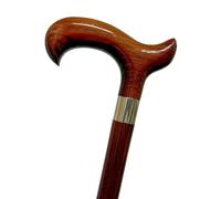 Dr. Watson Classic Derby - Bastón de Madera de Fresno Hecho a Mano (Marrón)