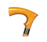 Dr. Watson Classic Duke - Bastón de Madera de Fresno Hecho a Mano (Caramelo)