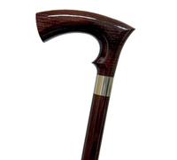 Dr. Watson Classic Duke - Bastón de Madera de Fresno Hecho a Mano (Wengué)