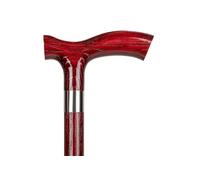 Dr. Watson Classic Fritz - Bastón de Madera de Fresno Hecho a Mano (Caoba)