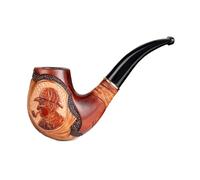 Dr. Watson - Pipa de Tabaco de Madera, Serie Coleccionable, Tallada a Mano, Compatible con Filtro de 9mm (Sherlock Holmes)