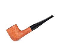 Dr. Watson - Pipa de tabaco, forma clásica de manzana, hecha a mano de raíz de brezo (Dorada)