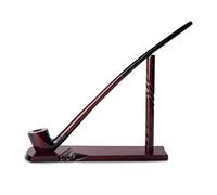 Dr. Watson - Pipa de tabaco - Gandalf, 81 Serie Coleccionable, Hecha a mano de madera de peral (Caoba)