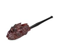 Dr. Watson - Pipa de tabaco, serie coleccionable, tallada a mano a partir de raíz de brezo (pescado)