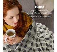 Dr. Watson XXL Manta eléctrica 3 niveles de potencia Lavable 200x180 cm Microfelpa Klarstein