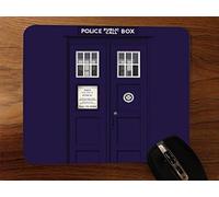 Dr Who Callbox Tardis Desktop Mouse Pad
