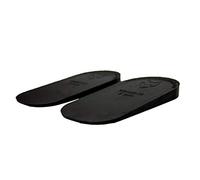 Dr. Wolf - Elevadores de talón para zapatos: plantillas de aumento de altura de 9 mm, inserciones de goma para discrepancia de longitud de pierna y alivio de la tendinitis de Aquiles, ayuda a aliviar