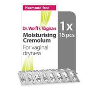 Dr. Wolff`s Vagisan Moisturising Cremolum | Pessarios vaginales sin hormonas para la sequedad vaginal | Pessarios íntimos para la salud vaginal diaria | 1 x 16 uds.