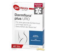 Dr. Wolz Darmflora plus URO Kapseln für eine gesunde Schleimhaut und trägt damit zur Gesundheit der Blase bei, 40 pzas Cápsulas