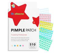 Dr. Zitacne Pimple Patches, Hydrocolloid Acne Patches for Face, Cute Star Zit Covers, Colorful Spot Stickers with Tea Tree, Salicylic Acid & Centella Oil, 5 Sizes (8, 10, 12,14 & 16mm), 510 Patches