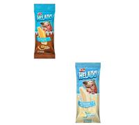 Dr.Zoo Helado para Perros 12 x 50 Gr | Varios sabores Crema, Banana Split o Salchicha y Queso | Sabrosos (12x50Gr, 6X Crema 6X Banana Split)