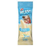 Dr.Zoo Helado para Perros | Varios sabores Crema, Banana Split, Estilo Dubai Sin Azúcar y Salchicha y Queso | Sabrosos | Varias Mezclas (12x50Gr, Crema)