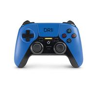 DR1TECH ShockPad II Mando Para PS4 / PS3 Inalambrico - Gaming Controller DESIGN NEXT-GEN Compatible con PC y IOS - Touch Pad Capacitivo y Doble Vibración (Azul)