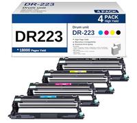 DR223CL - Unidad de Tambor Compatible con Brother DR223CL DR-223CL DR223 Compatible con Brother MFC-L3770CDW MFC-L3750CDW HL-L3270CDW HL-L3290CDW HL-L3230CDW (Negro, Cian, Magenta, Amarillo, 4