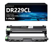 DR229CL - Unidad de tambor de alto rendimiento, 1 paquete DR-229CL 229CL | Repuesto para Brother DR229CL TN229 229XL compatible con HL-L3280CDW HL-L3300CDW MFC-L3720CDW MFC-L3780CDW (no tóner)