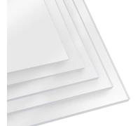 DR24 Placa de acrílico 40x95 cm corte a medida 3 mm de grosor | Placa de acrílico altamente transparente, resistente a roturas, UV-resistente en su medida deseada | Lámina de acrílico con película