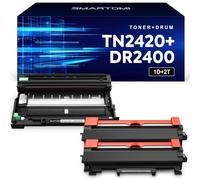 DR2400 TN2420 Tóner y Tambor 3-Unidades Compatible para Brother TN2420 | Compatible para Brother HL-L2310D HL-L2350DN HL-L2370DN HL-L2375DW DCP-L2530DW MFC-L2710DN MFC-L2730DW (2 Tóner + 1 Tambor)