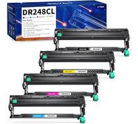 DR248CL Tambor Compatible para Brother TN248 TN248XL Toner para Brother DCPL3560CDW DCPL3520CDW HLL3240CDW HLL3220CW HLL3220CWE HLL8240CDW HLL8230CDW MFCL3740CDW MFCL3760CDW (Tambor DR248 ,4 Pack )