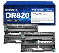DR820 Unidad de tambor de repuesto para impresora de tambor Brother DR-820 | Compatible con HL-L6200DW L5200DW L5100DN L5000D L6400DW MFC-L5800DW L5700DW L6700DW L6800DW DCP-L5500DN L5600DN (no tóner)