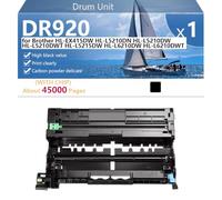 DR920 Tambor de Alto Rendimiento Compatible para Brother HL-EX415DW | HL-L5210DN HL-L5210DW HL-L5210DWT Impresoras, 45000 Páginas,Black-1 pack