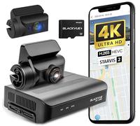 DR970X Box-2CH IR Plus Dash Cam 64GB | Unidad de caja segura + 2 cámaras pequeñas (4K + Full HD), cámara infrarroja interior ultraancha, sensor STARVIS 2, modo de estacionamiento, 512 GB máximo,