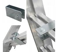 DRABEST - Adaptador para Escaleras Industriales 82 x 25 mm - Accesorio para Nivelar Superficies Irregulares - Fijación Segura en Escalones y Escaleras