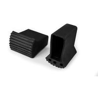 DRABEST - Pies Antideslizantes para Escaleras Multiusos - 60x20x50mm - 2 piezas - Patas que Evitan el Deslizamiento - Protegen el Suelo Contra Arañazos - Negro