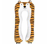 DRACA Cojín para dormir de lado para niños, diseño de pingüino, cojín milagroso, antiestrés, TDAH, almohada para niños, cojín multifunción en forma de animal, gran cojín de peluche para niño (tigre)