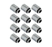 Dracaena.io - Paquete de 12 accesorios extensores macho a hembra G1/10.2 cm de altura, accesorios de compresión de latón con juntas tóricas para bucle de refrigeración líquida de PC, conectores de