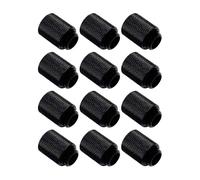 Dracaena.io - Paquete de 12 accesorios extensores macho a hembra G1/10.2 cm de altura, accesorios de compresión de latón con juntas tóricas para bucle de refrigeración líquida de PC, conectores de