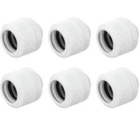 Dracaena - Paquete de 6 roscas G1/4 pulgadas a 14 mm de diámetro exterior, ajuste de compresión de tubo duro con diseño de cuerpo alto para sistema de refrigeración de agua de computadora, color