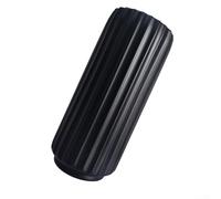 Dracaena Sanderiana - Jarrón decorativo con proporciones equilibradas y táctil para un estilo cuidadoso de mesa o estante (negro mediano)