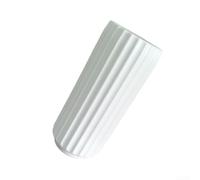 Dracaena Sanderiana - Juego de jarrones con tejido de ratán de imitación, jarrones de plástico minimalistas modernos para decoración de sala de estar, centro de mesa de oficina, decoración de boda