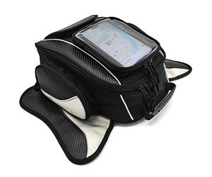 Dracarys Bolsa de Tanque de Motocicleta - Oxford Saddle Negro - Fuerte Bolsa magnética para Honda Yamaha Suzuki Kawasaki Harley