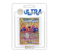 Dracaufeu ex (Charizard ex) 228/197 Teracristal Oro Secreta - Ultraboost X Écarlate et Violet 03 Flammes Obsidiennes - Box de 10 Cartas Pokémon Francés