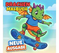 Drachen Malbuch: Über 50 Niedliche Und Fantasievolle Motive Für Kinder 6-12 Jahre Und Jugendliche - Ideal Zum Entspannen