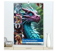 Drachenwelten - Ein Jahr voller Mystik und Magie (hochwertiger Premium Wandkalender 2026 DIN A2 hoch), Kunstdruck in Hochglanz: Die faszinierenden ... einem Kalender, der Magie und Mystik vereint