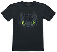 DRACHENZÄHMEN LEICHT GEMACHT Toothless - Camiseta unisex, color negro Negro 6 años