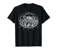 DRACO Dragon Signet Ocultismo Satanismo Magia alquimia Satan Camiseta