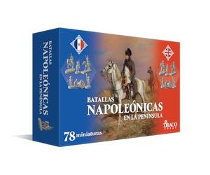 Draco Ideas Batallas Napoleónicas en la Península - Set de 78 Miniaturas 10 mm para Libro-Juego Histórico en Solitario | Infantería, Caballería, Comandantes y Artillería | Guerra de la Independencia
