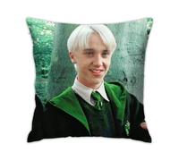 Draco Malfoy Throw Pillow Covers Decorative Square Pillowcase Soft Solid Cushion Case for Sofa Bedroom Car 18 X 18 Inch -pl2965