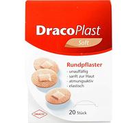 DracoPlast Soft Rundpflaster hautfarben 22 mm, 20 pzas Esparadrapo