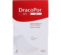 DRACOPOR Wundverband 15cmx8cm steril, 5 pzas Vendajes para las heridas