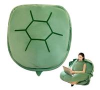 Dracqwn Almohada De Concha De Tortuga Portátil For Adultos, Almohada Corporal con Caparazón De Tortuga Ponderada For Aliviar La Ansiedad Y Curar La Angustia(Color:B Green,Size:130Cm/51.1in Adult)