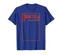 Dracula Bram Stoker - Funda para Libro Camiseta, Hombre, Azul Real, M