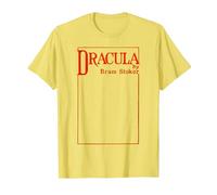 Dracula Bram Stoker - Funda para Libro Camiseta, Hombre, Limón, S