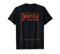 Dracula Bram Stoker - Funda para Libro Camiseta, Hombre, Negro, S